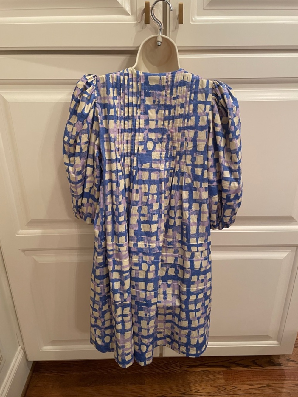Hunter Bell blue cobblestone Jenkins dress sz M - Picture 5 of 8